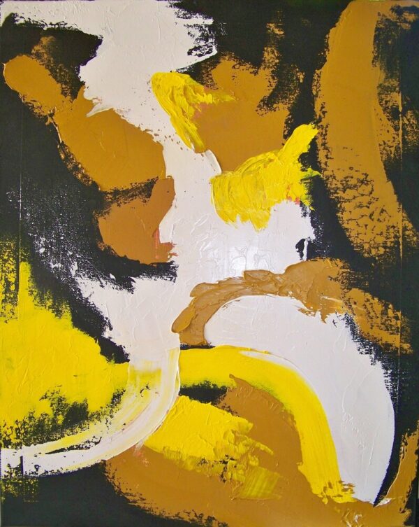 Accueil abstract painting in black, white, yellow and gold : new life 2,2mo entier huile 50x40cm .2020 marysecurinierrochette.site wp resized