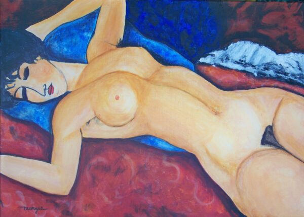 femme nue couchée 1,5mo entier marysecurinierrochette