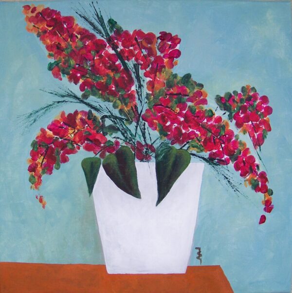 fleurs multicolores au vase blanc 1,4mo acrylique 40x0cmentier marysecurinierrochette. sitewp resized
